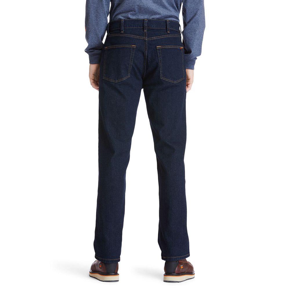 Calça Masculino - Timberland Pro® Grit-N-Grind Straight Fit Flex Denim Work - MPVZB7290 - Azul Marin